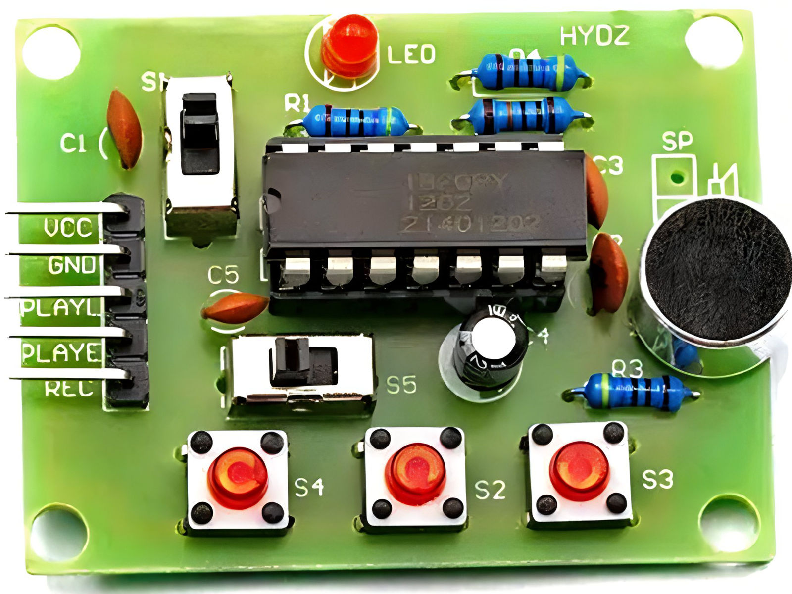 26937 20s voice recorder DIY kit ISD1820 3